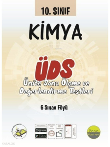 10. Sınıf Kimya Ünite Değerlendirme Sınavı (6 Sınav)