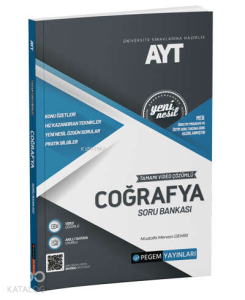 2022 AYT COĞRAFYA Tamamı Video Çözümlü Soru Bankası