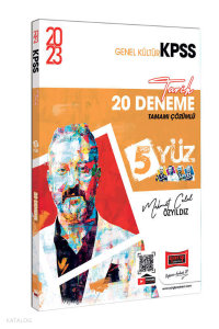 2023 KPSS 5Yüz Tarih Tamamı Çözümlü 20 Deneme