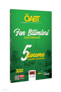 2023 ÖABT Fen Bilgisi Öğretmenliği Tamamı Çözümlü 5 Deneme
