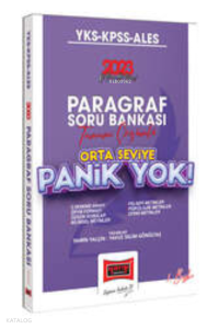 2023 YKS-KPSS-ALES Panik Yok Orta Seviye Tamamı Çözümlü Paragraf Soru Bankası