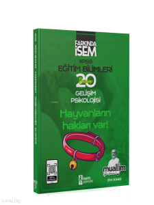 2024 Farkında İSEM KPSS Muallim Eğitim Bilimleri Gelişim Psikolojisi 20 Deneme