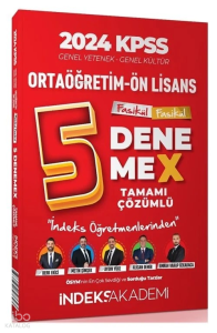 2024 KPSS Lise Ortaöğretim Ön Lisans 5 DenemeX Fasikül Çözümlü