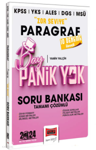 2024 KPSS YKS MSÜ Bay Panik Yok Paragraf Zor Seviye Tamamı Çözümlü Soru Bankası
