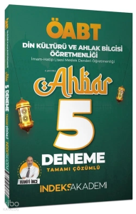 2024 ÖABT Din Kültürü ve Ahlak Bilgisi Ahbar 5 Deneme Çözümlü