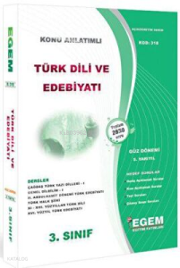 3. Sınıf 5. Yarıyıl Türk Dili ve Edebiyatı Konu Anlatımlı Soru Bankası