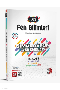 3D Yayınlar 8. Sınıf LGS Fen Bilimleri Simülasyon Deneme
