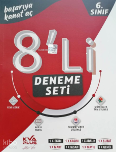 6.Sınıf 8'li Deneme Seti Kırmızı Seri