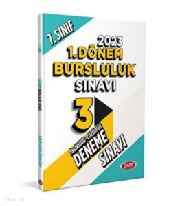 7. Sınıf Bursluluk Sınavı Tamamı Çözümlü 3 Fasikül Deneme Sınavı Data Yayınları