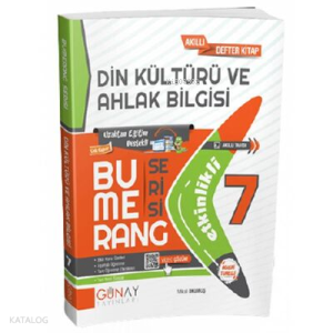 7. Sınıf Din Kültürü ve Ahlak Bilgisi Bumerang Serisi Etkinlikli Akıllı Defter