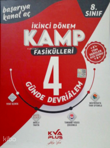 8.Sınıf LGS 2.Dönem Kamp Fasikülleri 4 Günde Devri Alem Kırmızı Seri