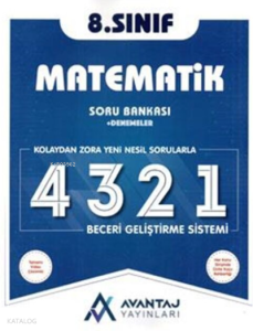 Avantaj Yayınları 8.Sınıf Matematik Soru Bankası