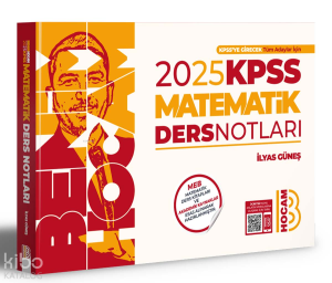 Benim Hocam Yayınları 2024 KPSS Matematik Ders Notları