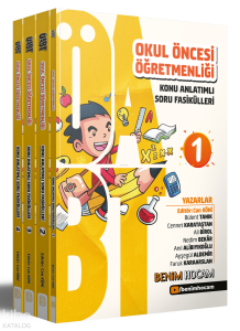Benim Hocam Yayınları 2024 ÖABT Okul Öncesi Konu Anlatımlı Soru Fasikülleri 1-2-3-4