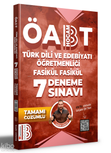 Benim Hocam Yayınları 2024 ÖABT Türk Dili ve Edebiyatı Öğretmenliği Tamamı Çözümlü 7'li Fasikül Deneme
