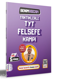 Benim Hocam Yayınları 2024 Taktiklerle TYT Felsefe Kampı