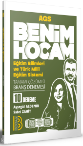 Benim Hocam Yayınları AGS Eğitimin Temelleri ve Türk Milli Eğitim Sistemi Tamamı Çözümlü 10 Branş Deneme