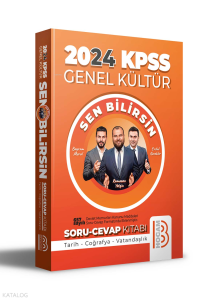 Benim Hocam Yayınları KPSS Genel Kültür Sen Bilirsin Tarih-Coğrafya-Vatandaşlık Soru Cevap Kitabı Benim Hocam Yayınları
