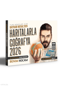 Benim Hocam Yayınları Tüm Adaylar İçin Haritalarla Coğrafya