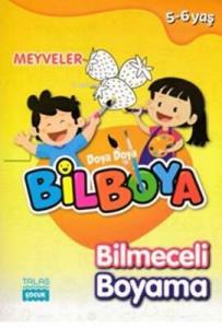 Bilmeceli Boyama  Meyveler( 5-6 )Yaş