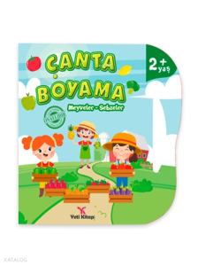 Çanta Boyama - Meyveler, Sebzeler