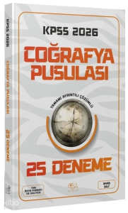 CBA Yayınları 2026 KPSS Coğrafya Pusulası 25 Deneme Çözümlü