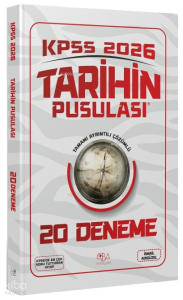 CBA Yayınları 2026 KPSS Tarihin Pusulası 20 Deneme Çözümlü