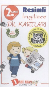 Dahi Adam Yayınları 2. Sınıf Resimli İngilizce Dil Kartları