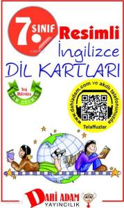 Dahi Adam Yayınları 7. Sınıf Resimli İngilizce Dil Kartları