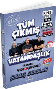 Dizgi Kitap 2026 Vatandaşlık Tüm Sınavlar Tamamı Video Çözümlü Çıkmış Sorular
