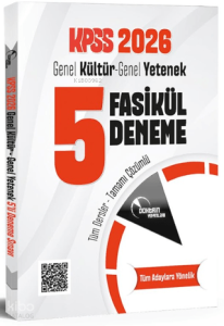 Doktrin Yayınları 2026 KPSS 5 Fasikül Deneme (Tamamı Çözümlü)