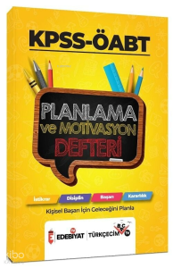 Edebiyat TV KPSS - ÖABT Planlama ve Motivasyon Defteri