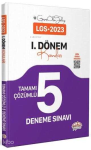 Editör Yayınevi LGS 1. Dönem Tamamı Çözümlü 5 Fasiküllü Deneme