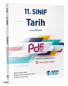 Eğitim Vadisi Yayınları - 11. Sınıf (Pdf) Tarih