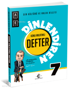 Eker Test 7. Sınıf Din Kültürü ve Ahlak Bilgisi Dinlendiren Konu Anlatımlı Defter