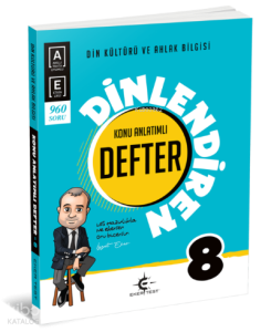 Eker Test 8. Sınıf Din Kültürü ve Ahlak Bilgisi Dinlendiren Konu Anlatımlı Defter