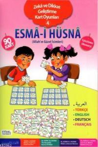 Esma-i Hüsna - Zeka ve Dikkat Geliştirme Kart Oyunları 4; Allah'ın Güzel İsimleri (5 Dilde)