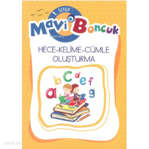Evrensel İletişim 1.Sınıf Mavi Boncuk Hece - Kelime - Cümle Oluşturma