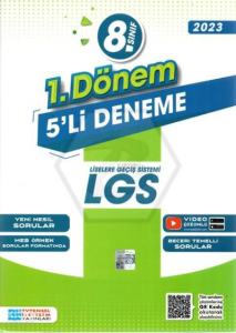 Evrensel İletişim Yayınları 8. Sınıf LGS 1. Dönem 5 li Deneme