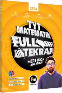 F10 Yayınları Mert Hoca TYT Matematik Full Tekrar Video Ders Kitabı