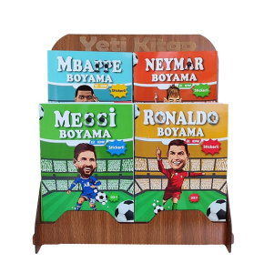 Futbolcular Boyama Kitapları Standı (Kasa Önü  125 Kitap)