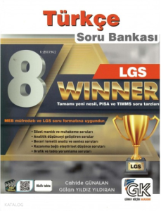 Güray Küçük Akademi Gür 8. Sınıf Türkçe Winner Soru Bankası