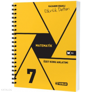 Hız Yayınları 7. Sınıf Matematik Etkinlik Defteri