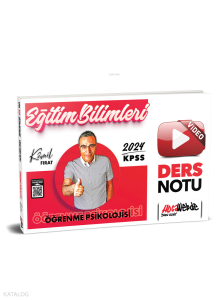 HocaWebde 2024 KPSS Eğitim Bilimleri Öğrenme Psikolojisi Video Ders Notu