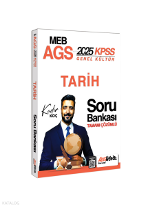 HocaWebde Yayınları 2025 MEB AGS KPSS Tarih Tamamı Çözümlü Soru Bankası