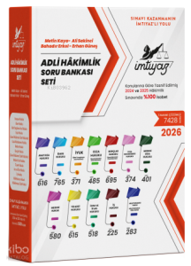 İmtiyaz Adli Hakimlik Soru Seti