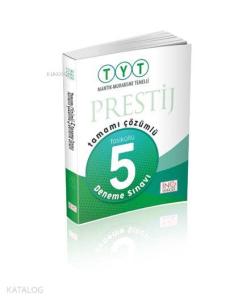 İnovasyon Yayınları TYT Prestij Tamamı Çözümlü 5 Deneme Sınavı İnovasyon 