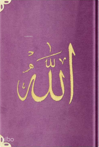 Kadife Ciltli Mealli Yasin Cüzü (Lila, Orta Boy, Nakışlı)