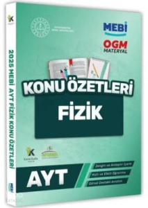 Karakutu Yayınları 2025 YKS-AYT MEBİ-OGM Fizik Pratik Konu Özet Kitabı Renkli A4 Boyut Görsel Destekli