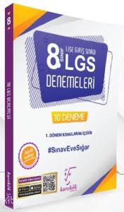 Karekök Yayınları 8. Sınıf 1. Dönem LGS 10 Beyaz Deneme Karekök 
